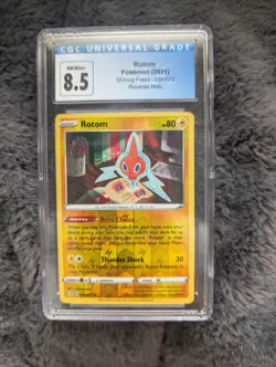 Rotom Pokemon (2021) Shining Fates -034/072 Graded CGC 8.5 NM/Mint+ - Image 1