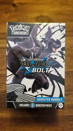 Pokemon TCG: Black Bolt Scarlet & Violet Booster Bundle * Factory Sealed - Image 1