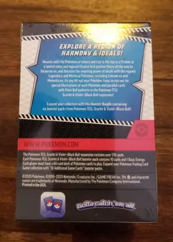 Pokemon TCG: Black Bolt Scarlet & Violet Booster Bundle * Factory Sealed - Image 3