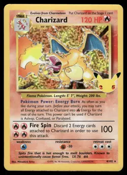 Pokemon Cards Charizard 4/102 Celebrations NM *2 - Image 1