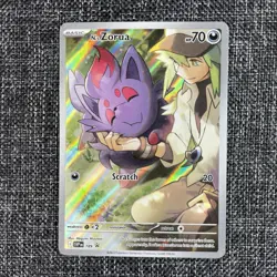 Pokemon N's Zorua 189 Promo Scarlet & Violet Illustration Rare ⭐ NM - Image 1