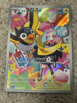 Pokemon TCG - Iono's Wattrel 231/217 Ascended Heroes Illustration Rare | NM - Image 1