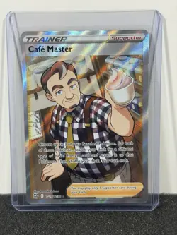Cafe Master TG25/TG30 Brilliant Stars Full Art Ultra Rare pokemon TCG NM - Image 1