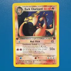 Pokemon Dark Charizard 4/82 Holo Rare 1st Edition Card 2000 - Image 3