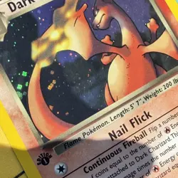 Pokemon Dark Charizard 4/82 Holo Rare 1st Edition Card 2000 - Image 5