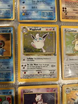 Pokemon TCG Wigglytuff 19/130 Base Set 2 Holo Rare Lightly Played - Image 1