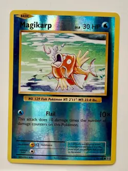 🇨🇦Magikarp 33/108 XY Evolutions 2016 Reverse Holo Common Pokemon MP - Image 1