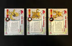 1999 Topps Pokemon Tv Animation Edition Green Logo: Alakazam Full Evolution Set - Image 2