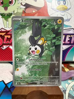 Emolga 112/086 Illustration Rare - Black Bolt English - Pokemon TCG - SHIPS FAST - Image 1