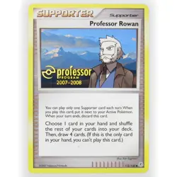 Professor Rowan 112/130 Stamped Professor Program 2007 Pokemon Promo Card LP/NM - Image 1