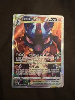 Pokemon Lucario VSTAR SWSH291 Sword & Shield Promo Full Art Holo Card - Image 1