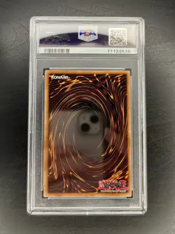 Yugioh PSA 8 Blue Eye White Dragon LOB Reprint - Image 2