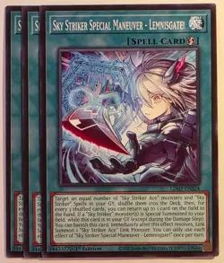 Yugioh x3 Sky Striker Special MAneuver - Leminsgate! L26D-ENS24 Common 1st Ed - Image 1