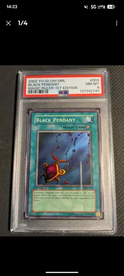 Yugioh Sinister Serpent SDD, Limiter Removal PSV 1st, Black Pendant MRL 1st PSA - Image 4
