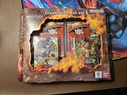 Bandai One Piece Card Game Illustration Box Vol. 5 - Brand New /Factory Sealed - Image 1