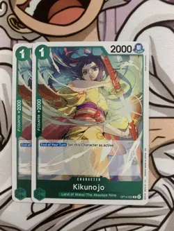 2x Kikunojo OP14-023 Rare The Azure Sea's Seven One Piece TCG - English NM - Image 1