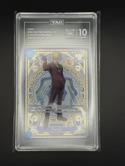 One Piece TCG Sanji 2025 ONE PIECE A FIST OF DIVINE SPEED #OP06-119 TAG 10 - Image 3