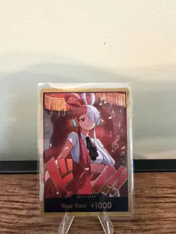 DON!! Card (Uta) (Gold) One Piece Heroines Edition (EB-03) Card Your Turn +1000 - Image 3
