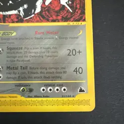 Steelix 31/144 Skyridge Non Holo Rare Vintage Pokemon Card LP/MP - Image 4