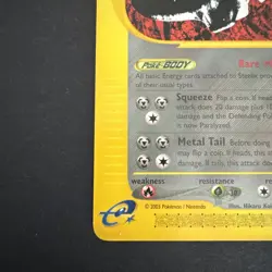 Steelix 31/144 Skyridge Non Holo Rare Vintage Pokemon Card LP/MP - Image 5