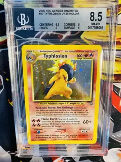Typhlosion 17/111 Holo ENG🇬🇧 Neo Genesis NM/Mint BGS 8,5 🧨 Pokemon Card📩 - Image 5