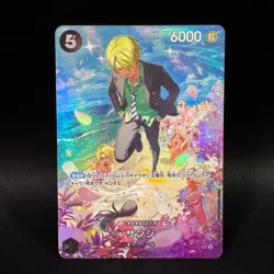 Sanji SP ST14-003 SR Parallel Alt Art OP10 ONE PIECE Card Game Japanese NM - Image 1