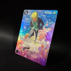 Sanji SP ST14-003 SR Parallel Alt Art OP10 ONE PIECE Card Game Japanese NM - Image 2