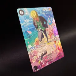 Sanji SP ST14-003 SR Parallel Alt Art OP10 ONE PIECE Card Game Japanese NM - Image 3