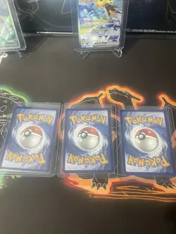 First partner Bulbasaur Charmander Squirtle Holo Lot 3 Cards - Image 2