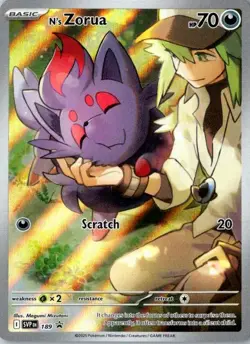 N's Zorua - 189 - SV: Scarlet & Violet Promo Cards - Promo - NM - Image 1