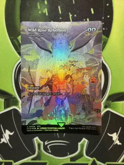 Wild Rose Rebellion (Borderless Foil) MTG Single, FIN U 0004 NM - Image 1