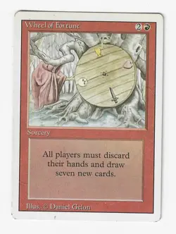MTG Wheel of Fortune Revised Edition - Great Condition - Image 1