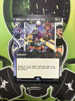 Behold the Sinister Six! (Borderless) Marvel's Spider-Man Regular NM - Image 1