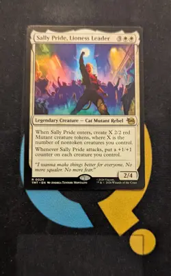 Sally Pride, Lioness Leader Rare TMT 024 Teenage Mutant Ninja Turtles MTG - Image 1