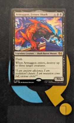 Armaggon, Future Shark Rare TMT 058 Teenage Mutant Ninja Turtles MTG - Image 1