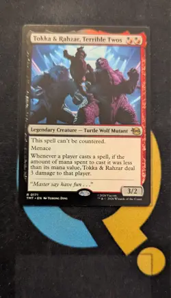 Tokka & Rahzar , Terrible Twos Rare TMT 171 Teenage Mutant Ninja Turtles MTG - Image 1