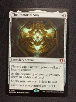 The Immortal Sun - NM - Commander Masters MtG - Image 1