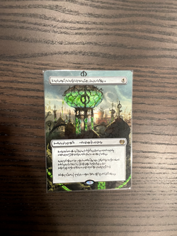 Aetherflux Reservoir (Phyrexian Altered Art and Text, Acrylic Paint) - Image 1