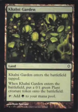 Khalni Garden - Worldwake: #138, Magic: The Gathering Nm C268 - Image 1