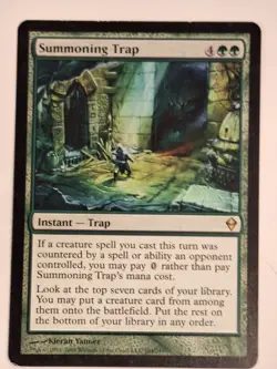Summoning Trap - Zendikar - Magic the Gathering MTG Nice! - Image 1
