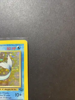 Vaporeon 12/64 Jungle Holo Unlimited Pokemon WOTC MP - Image 3