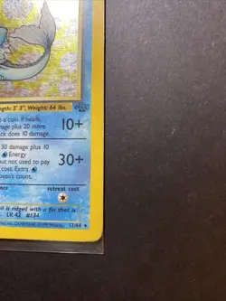 Vaporeon 12/64 Jungle Holo Unlimited Pokemon WOTC MP - Image 5