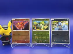 Pokemon Card 151 Promo Card Charmander Bulbasaur Squirtle 059-060/SV-P - Image 1