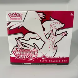 White Flare Pokemon Center ETB Exclusive Elite Trainer Box, Factory SEALED - Image 1