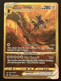 Pokemon Origin Forme Dialga VSTAR Crown Zenith GG68/GG70 ENGLISH NM - Image 1