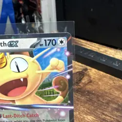 Meowth ex 62/88 Double Rare Pokemon Perfect Order ME03 NM - Image 2