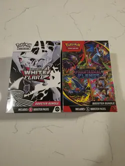 Pokemon Booster Bundle—White Flare & Phantasmal Flames lot of 2 New/Sealed - Image 1