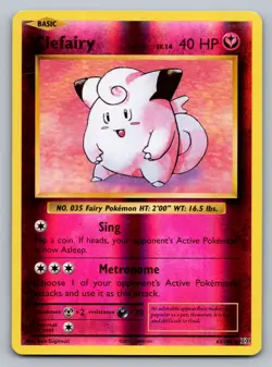 Pokemon TCG XY - Evolutions Clefairy 63/108 Reverse Holo - Image 1