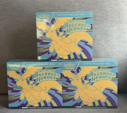 FOUR Pokemon Ascended Heroes Elite Trainer Box ETB SEALED - Image 1