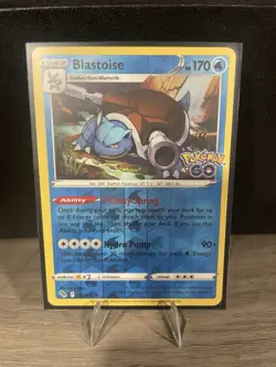 Blastoise Reverse HOLO 017/078 - Pokemon TCG SWSH Pokemon Go! NM - Image 1